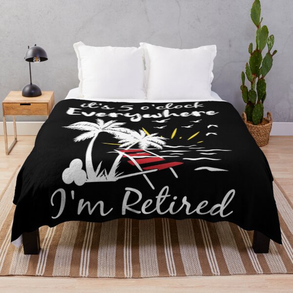 Item preview, Womens Retirement It's 5 O'Clock Everywhere I'm Retired Summer designed and sold by steelvintner477.