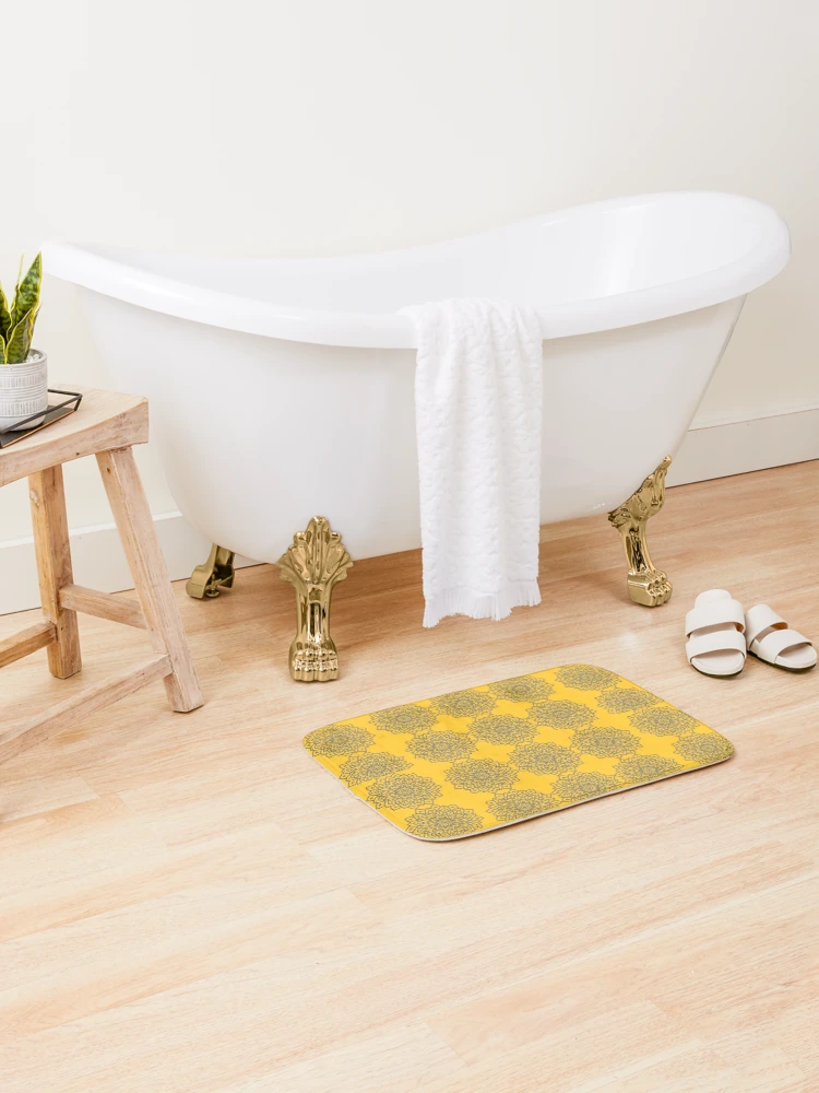Thumbnail 2 of 6, Bath Mat, Shape Pattern Design designed and sold by RBDigitalArt.