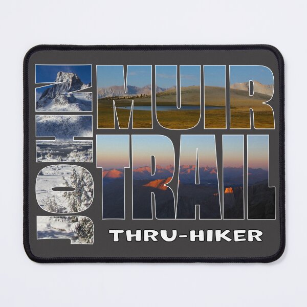 Item preview, John Muir Trail thru-hiker, lettering with photos designed and sold by MH65Designs.