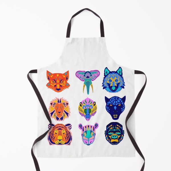 Item preview, multicolored jungle animals designed and sold by mrelax57700.