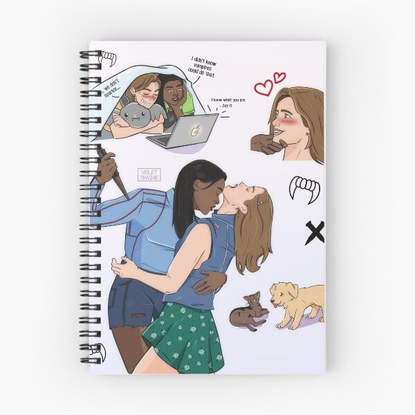 Item preview, Calliope & Juliette doodles designed and sold by Violetrashie.
