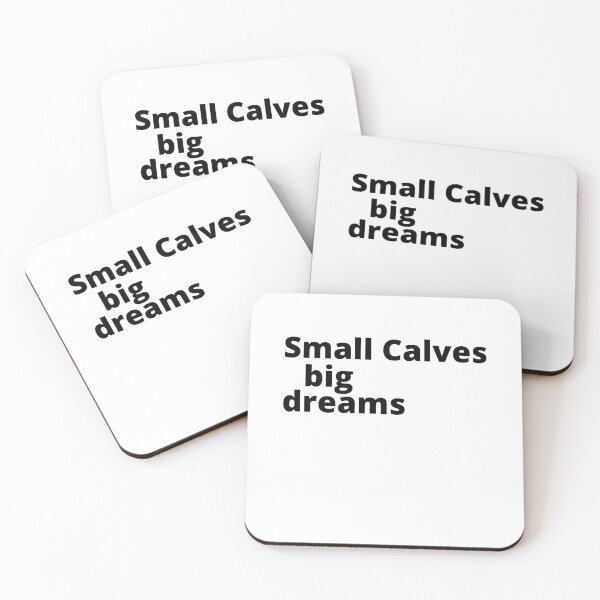 Item preview, simple small calves big dreams  designed and sold by PrintLess-77.