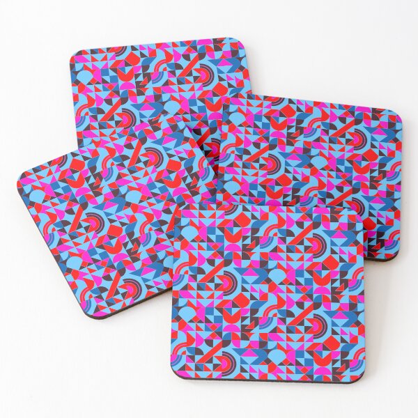 Item preview, geometric colorful patterns conceptual Art - Abstract Neo Geo graphic design designed and sold by Design Repo.