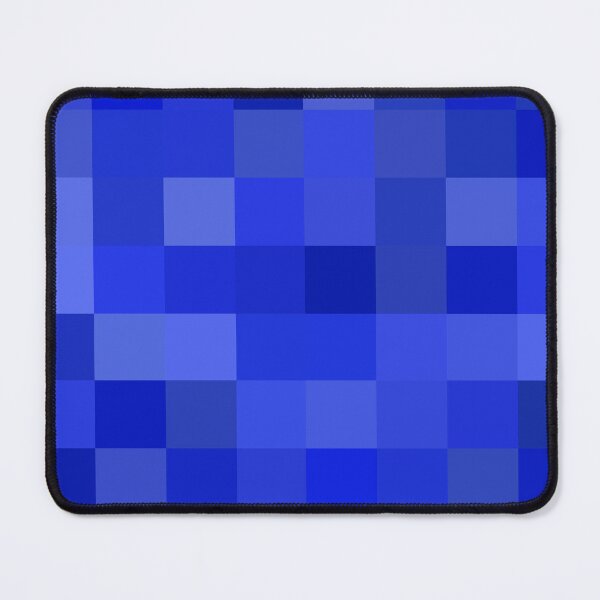 Item preview, Shades of Blue Pixel Blocks Pattern Design  designed and sold by patternsoup.