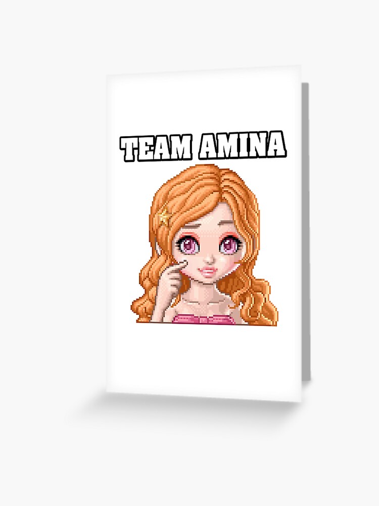 Team Amina Greeting Card By Msshadowlovely Redbubble