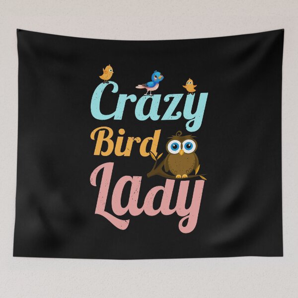Item preview, Crazy Bird Lady Bird Lover Birding Birdwatching Animal designed and sold by haselshirt.