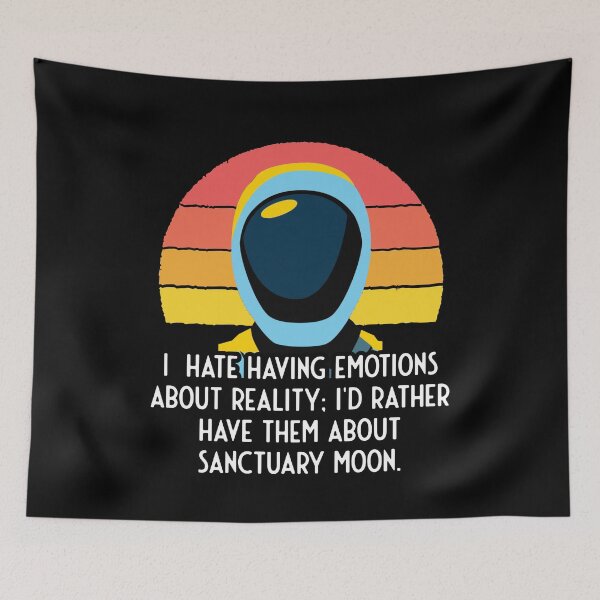 Item preview, Murderbot Would Rather Have Emotions About Sanctuary Moon designed and sold by jutulen.