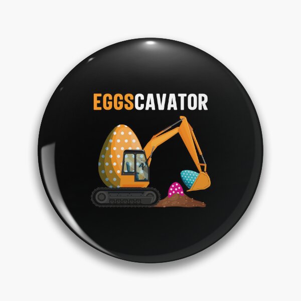 Item preview, Eggscavator Excavator Equipment Funny Easter Egg Hunting designed and sold by haselshirt.