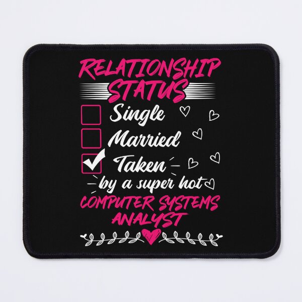 Item preview, His and Her Computer Systems Analyst Relationship Status designed and sold by haselshirt.