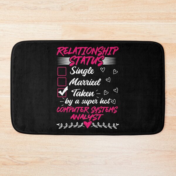 Item preview, His and Her Computer Systems Analyst Relationship Status designed and sold by haselshirt.