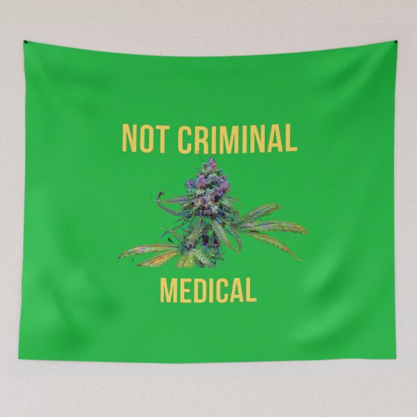Item preview, Medical Marijuana, Not Criminal Medical, Marijuana, Cannabis, Leaf Gold Bud designed and sold by BestDesignbySof.