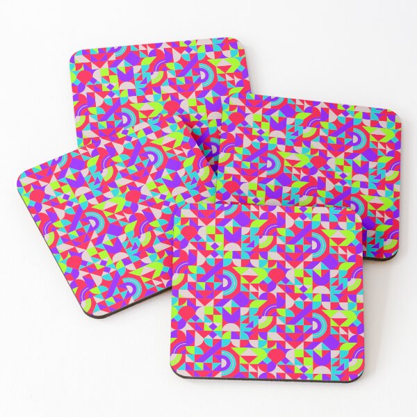 Item preview, geometric colorful patterns conceptual Art - Abstract Neo Geo graphic design designed and sold by Design Repo.