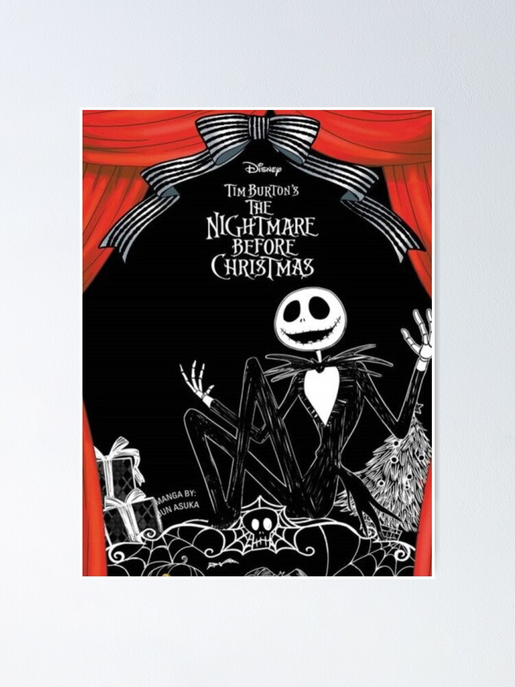 "Nightmare Before Christmas" Poster For Sale By Fanartmikha | Redbubble