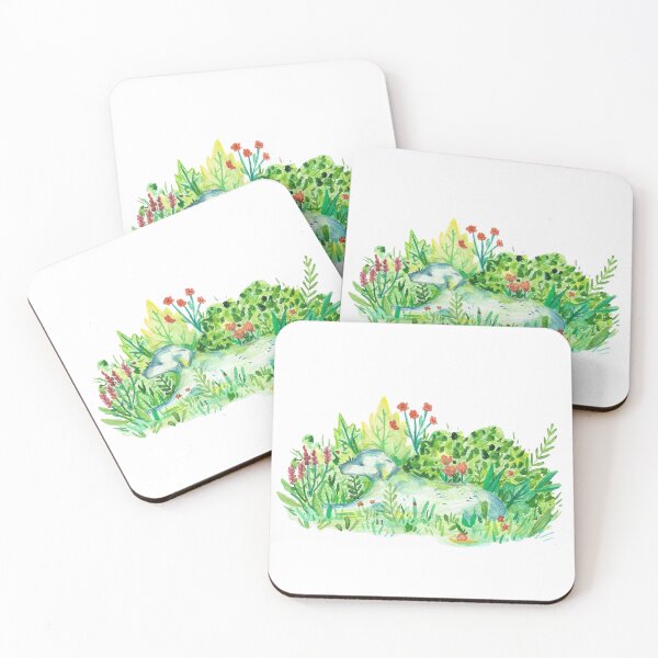 Item preview, flower dog laying between the plants designed and sold by Elizabeth200401.