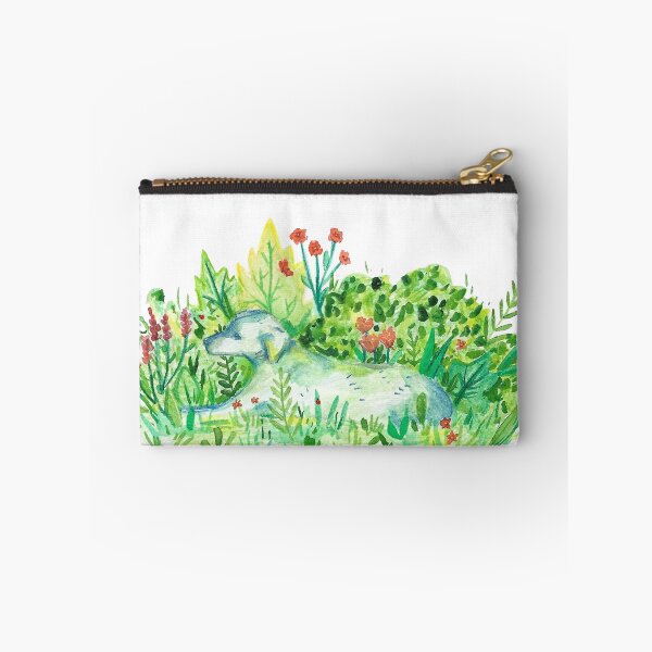 Item preview, flower dog laying between the plants designed and sold by Elizabeth200401.