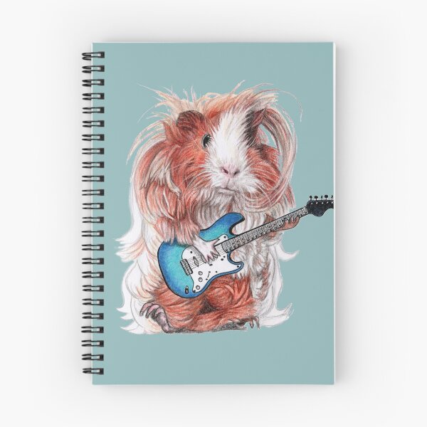 Item preview, Guinea pig bass guitar player designed and sold by Katerina Makarova.