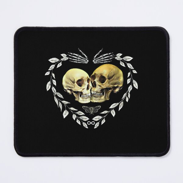 Item preview, Couple heart eternal Lovers skeletons, lovers, cool skulls, bones, Human anatomy,romance skull, bones designed and sold by Collagedream.