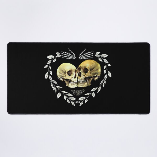Item preview, Couple heart eternal Lovers skeletons, lovers, cool skulls, bones, Human anatomy,romance skull, bones designed and sold by Collagedream.