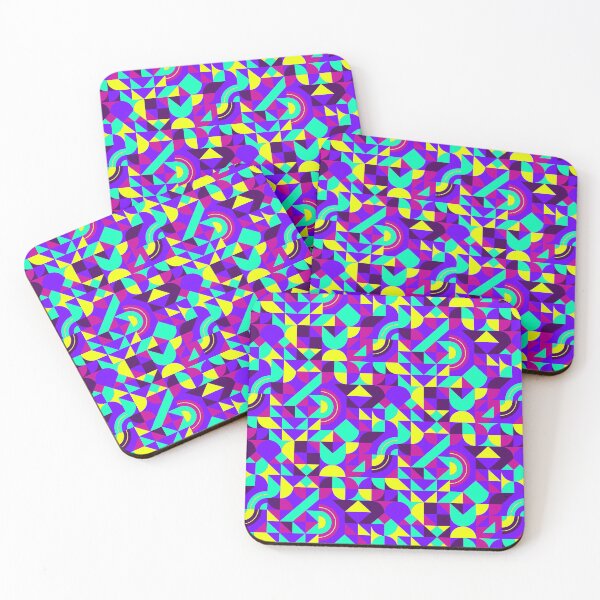 Item preview, geometric colorful patterns conceptual Art - Abstract Neo Geo graphic design designed and sold by Design Repo.