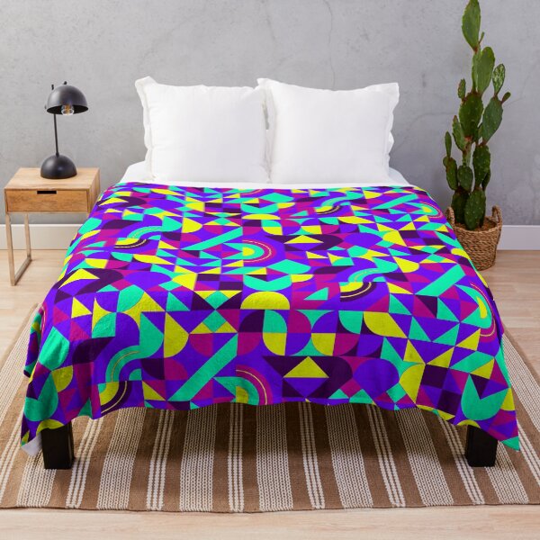 Item preview, geometric colorful patterns conceptual Art - Abstract Neo Geo graphic design designed and sold by Design Repo.