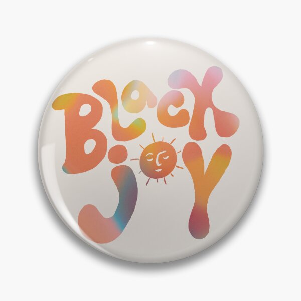 Item preview, Black Joy | lettering happiness good cheer groovy type gradient  designed and sold by isamii.