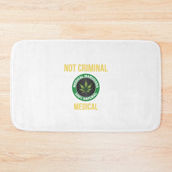 Aperçu de l'œuvre Marijuana médicale, médecine non criminelle, marijuana, cannabis, Leaf Gold Bud créée et vendue par BestDesignbySof.