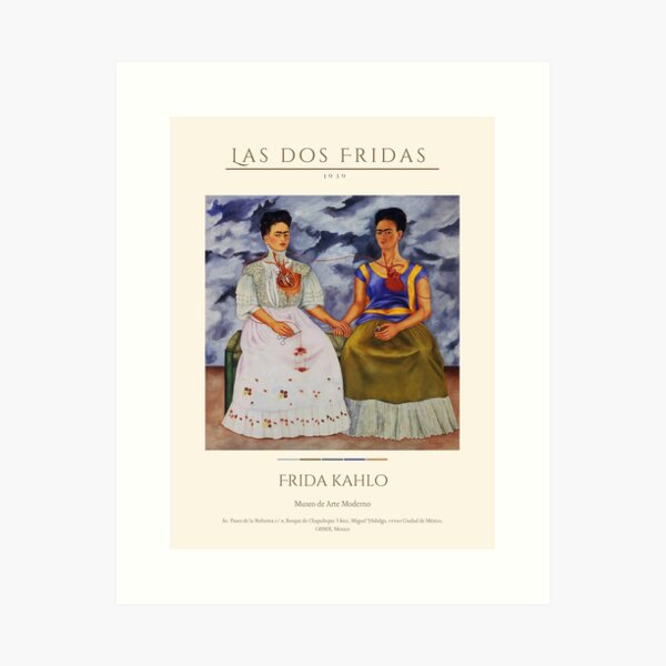 Item preview,  Frida Kahlo poster - The Two Fridas  designed and sold by ArtsyPrintPit.