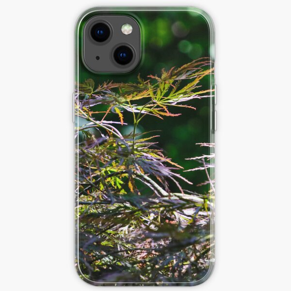 Sunlit Japanese Maple iPhone Soft Case