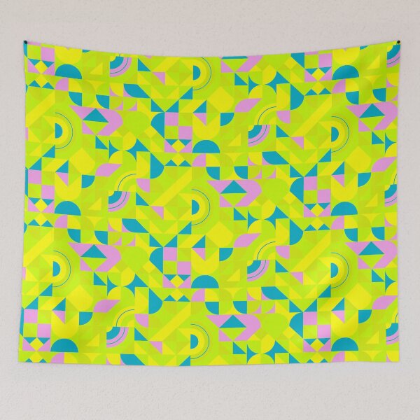 Item preview, geometric colorful patterns conceptual Art - Abstract Neo Geo graphic design designed and sold by Design Repo.