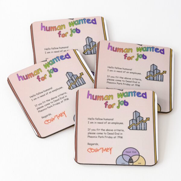 Item preview, Human wanted for job - Dead end  designed and sold by juliana003.