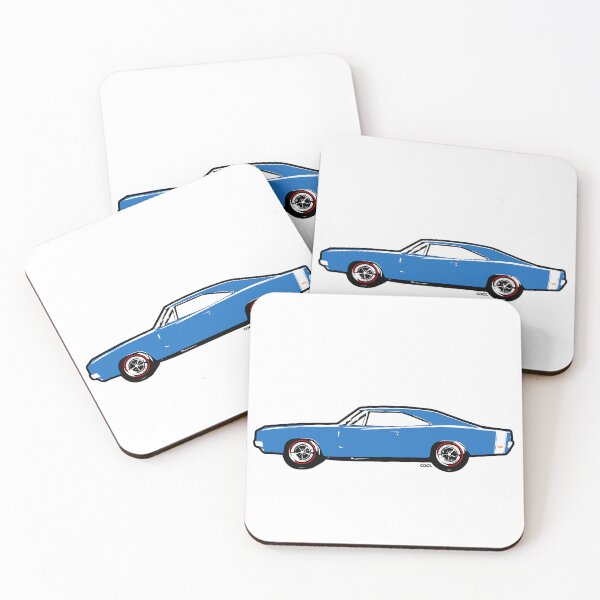 Item preview, Blue 60s Side DC Muscle Car designed and sold by CoolRide.