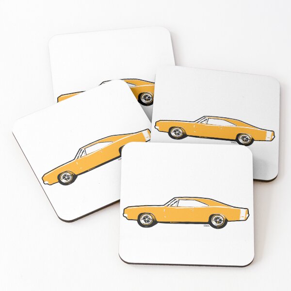 Item preview, Yellow 60s Side DC Muscle Car designed and sold by CoolRide.