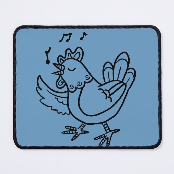 Item preview, Singing Chicken Illustration designed and sold by Emma Martinez.