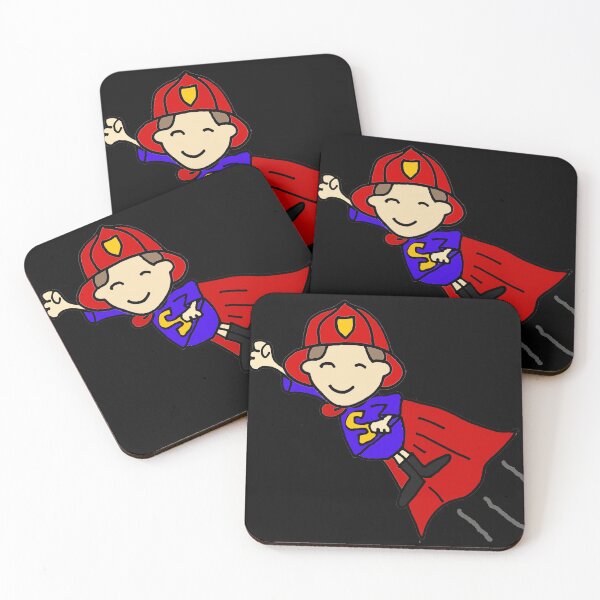 Item preview, Funny Firefighter Flying Super hero designed and sold by Nature's Fancy.