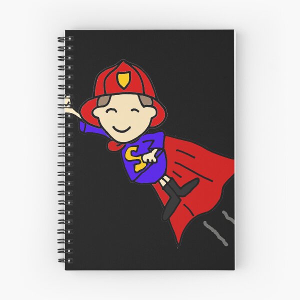 Item preview, Funny Firefighter Flying Super hero designed and sold by Nature's Fancy.