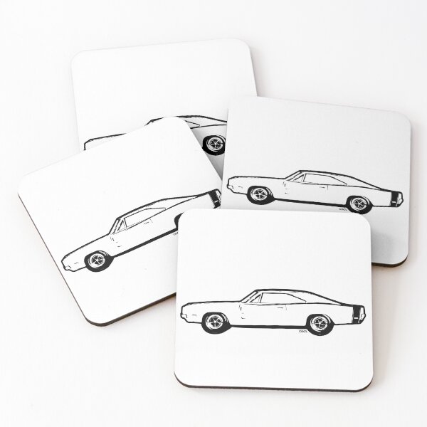 Item preview, White 60s Side DC Muscle Car designed and sold by CoolRide.