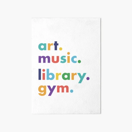 Music And Gym Love | Art Board Print