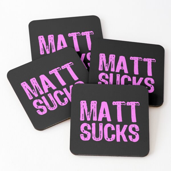Item preview, Matt Sucks designed and sold by The "I Love Everything" Shop.