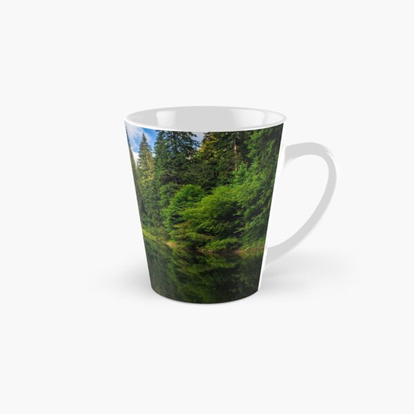 mountain lake among the forest Tall Mug