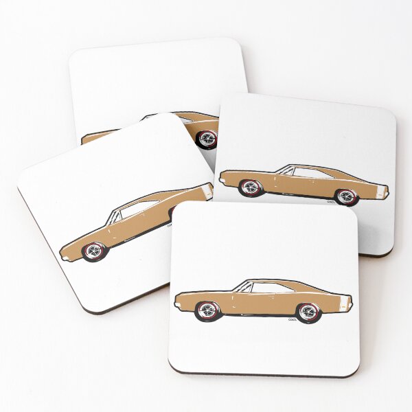 Item preview, Tan 60s Side DC Muscle Car designed and sold by CoolRide.