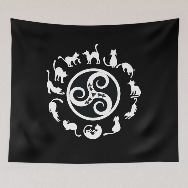 Item preview, Cat and the moon. Triskel designed and sold by CarliPeraza.
