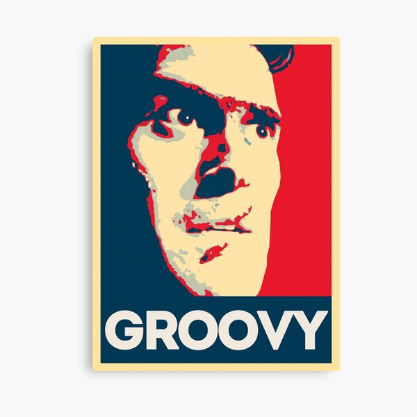 Evil Dead Ash Williams Groovy Canvas Print