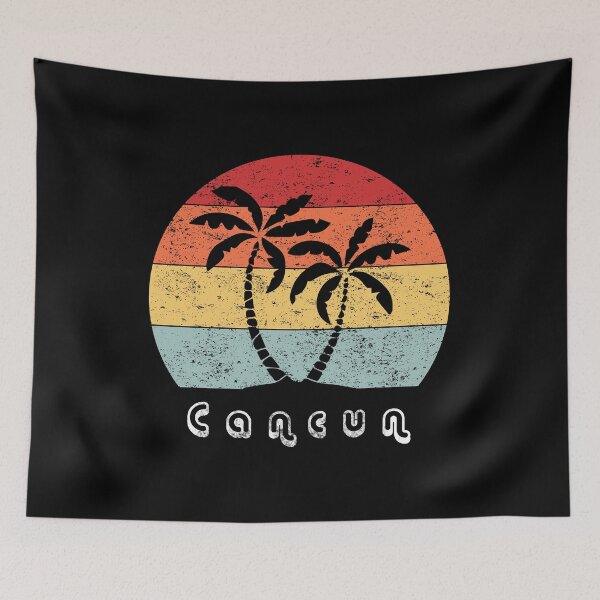 Item preview, Retro Vintage Style Cancun Mexico Vacation designed and sold by bitstudio.