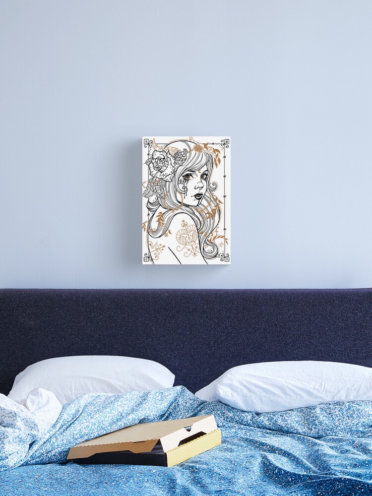 Thumbnail 1 of 3, Canvas Print, Voodoo child designed and sold by Grégory Lê.