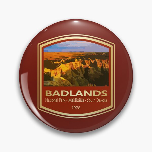 Vista previa del artículo con la obra «Parque Nacional Badlands (PF)», diseñado y vendido por curranmorgan.