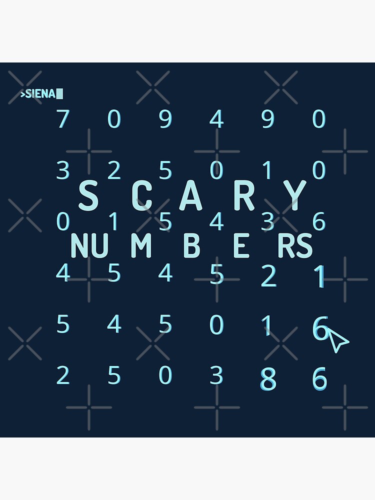 "Severance Lumon Scary Numbers" Photographic Print for Sale by