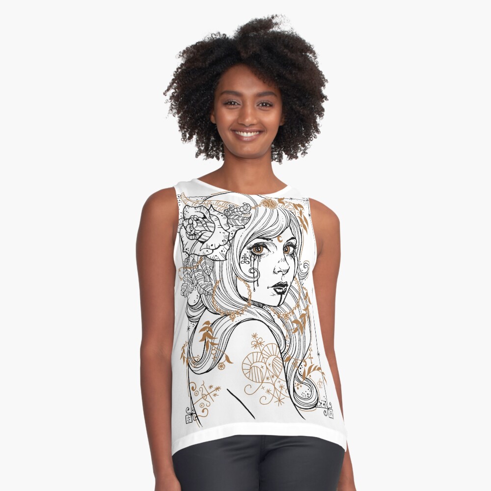 Item preview, Sleeveless Top designed and sold by gengiskahn.