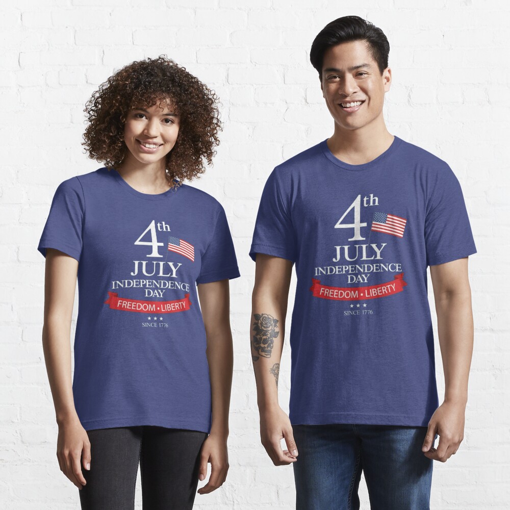 Discover Journée de l'indépendance des États-Unis T-shirt essentiel
