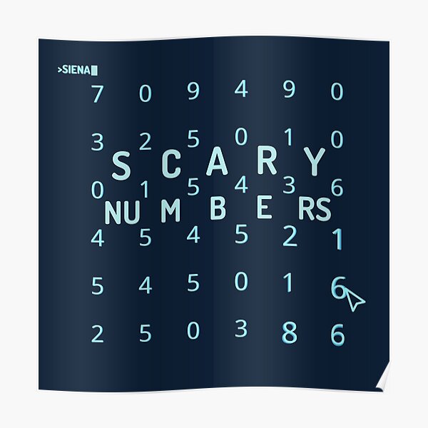 "Severance Lumon Scary NUMBERS" Poster for Sale by Stickerm4ni4 Redbubble