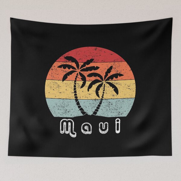 Item preview, Retro Vintage Style Maui Vacation designed and sold by bitstudio.